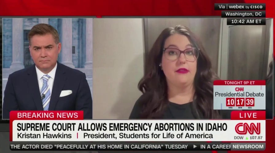 CNN's Jim Acosta ends interview with pro-life guest after clash on SCOTUS ruling