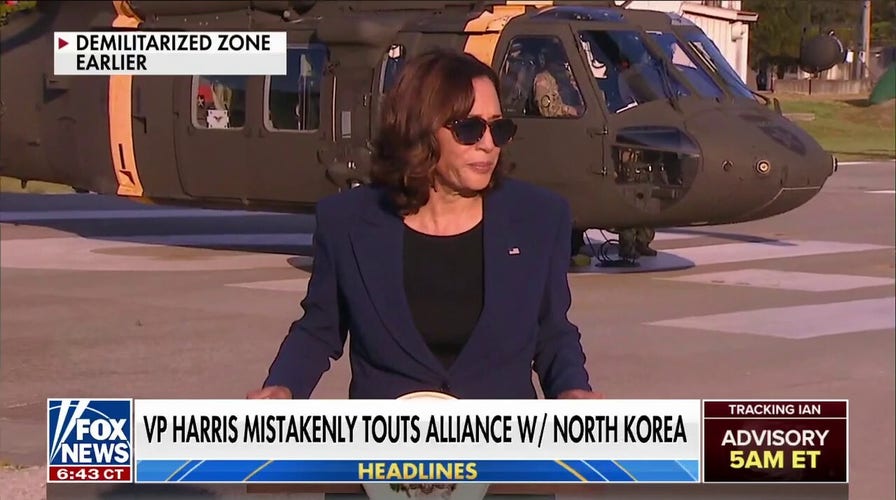 VP Harris mistakenly touts US alliance with North Korea