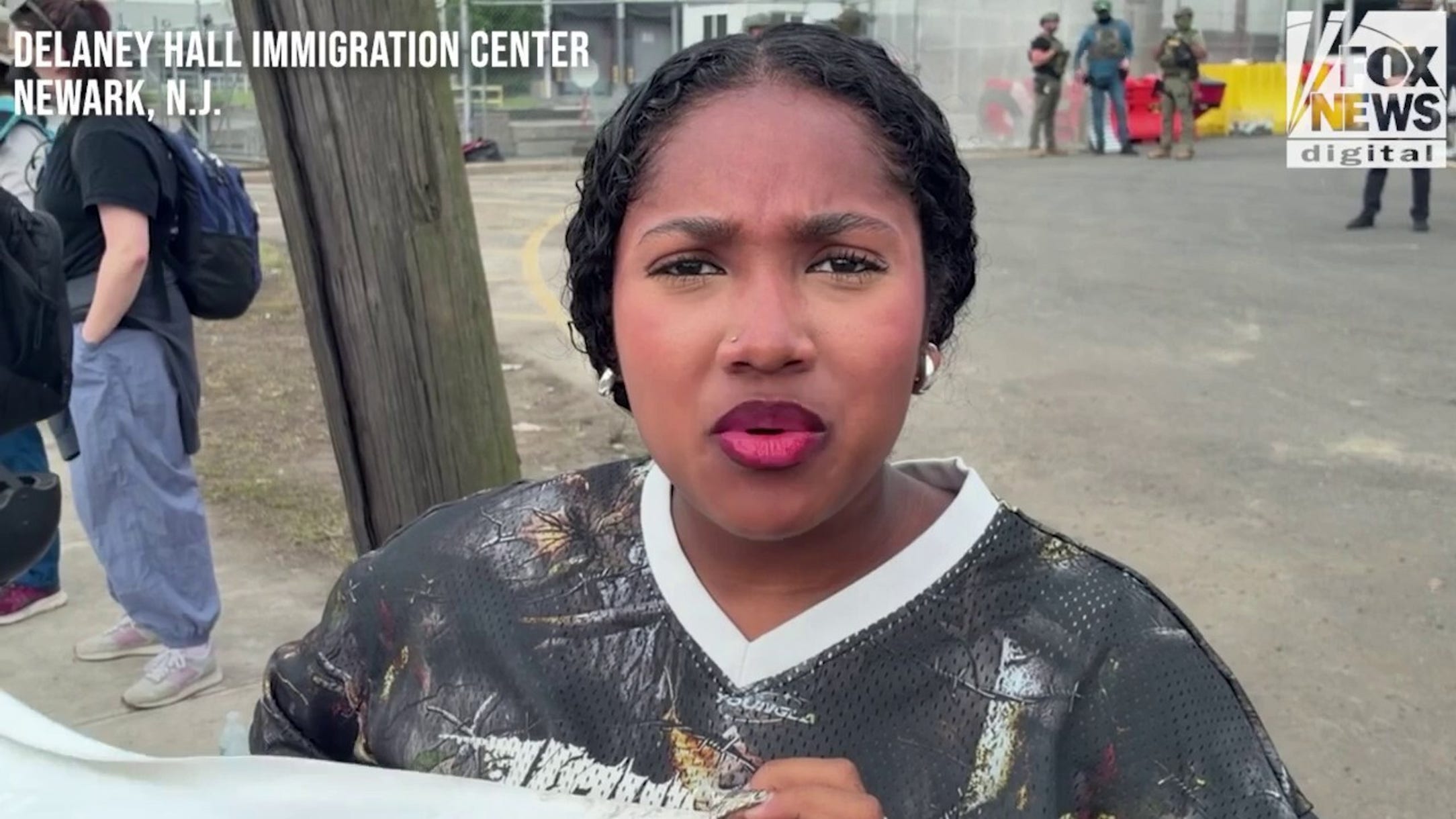 Delaney Hall protester: Trump administration must start treating people with dignity