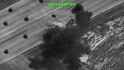 CENTCOM shares footage of attacks against Iran
