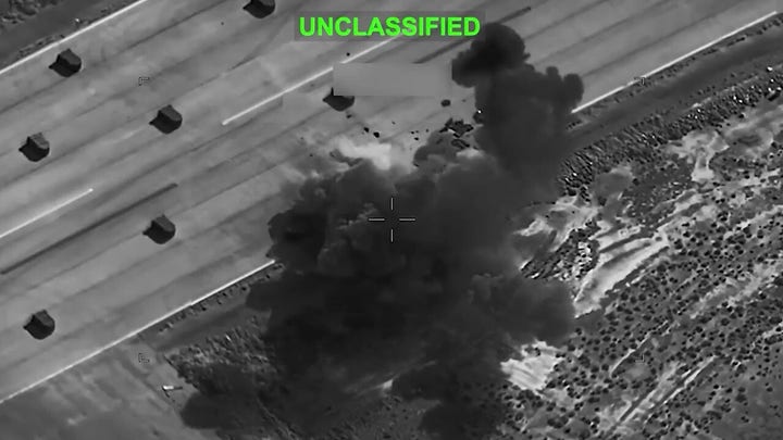CENTCOM shares footage of attacks against Iran