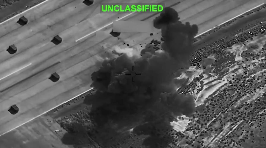 CENTCOM shares footage of attacks against Iran