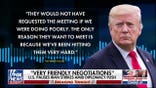 Trump says 'very friendly negotiations' are underway with Iran