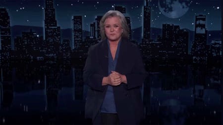 Rosie O’Donnell ‘thanked’ Trump for making her famous again during Kimmel monologue