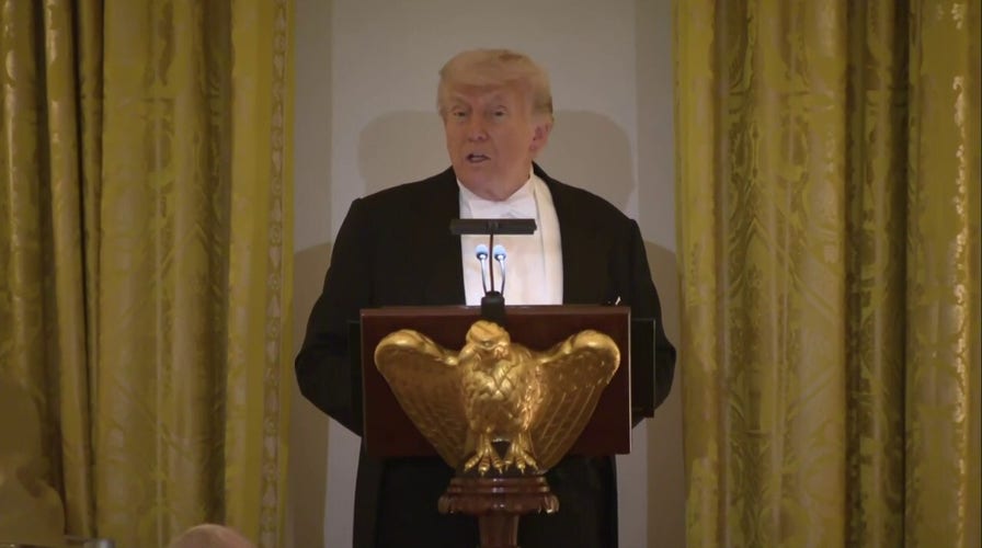 Trump jokes King Charles got Democrats to stand during speech to Congress