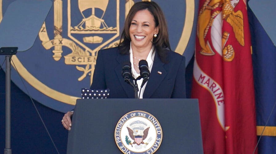 VP Harris remarks in Senate Reception Room. 