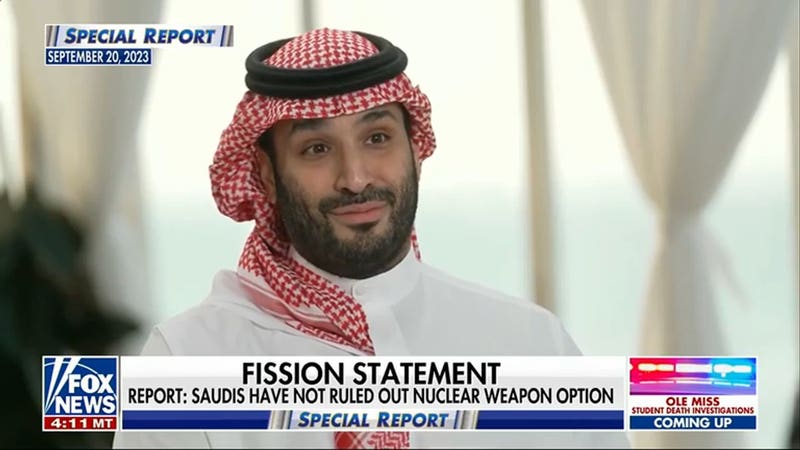 Saudi Arabia has not ruled out nuclear weapons: Report