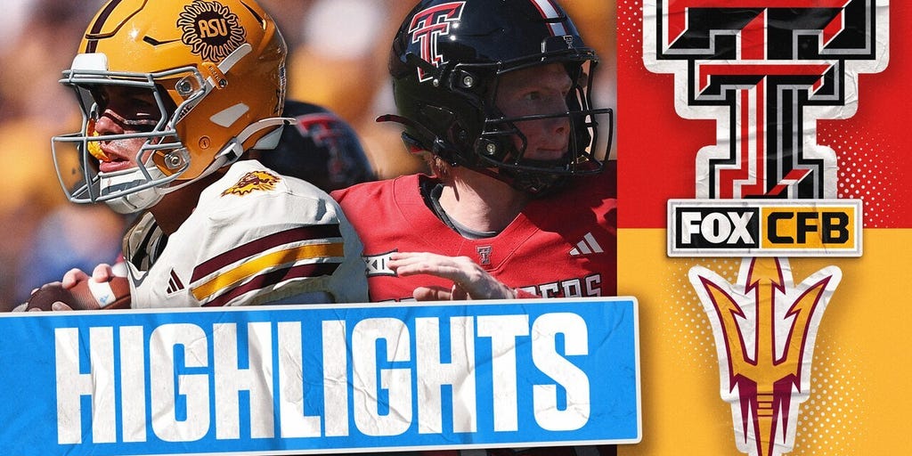 No. 7 Texas Tech Red Raiders vs. Arizona State Sun Devils Highlights | FOX College Football