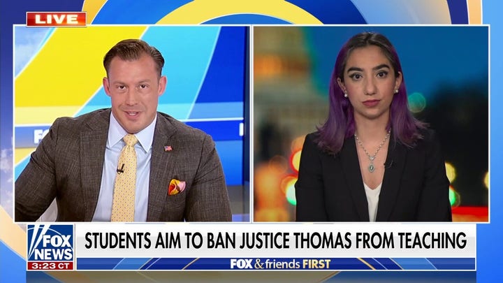 George Washington University students push to remove Justice Clarence Thomas from teaching