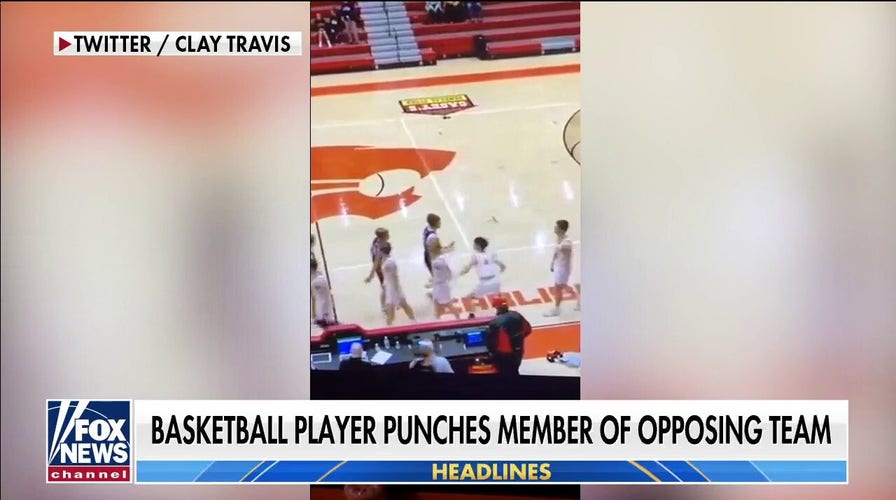 High school basketball player sucker-punches member of opposing team