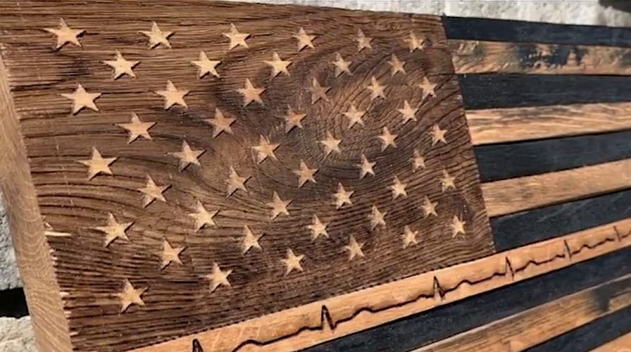 Veteran-owned company sells custom flags to help medical workers