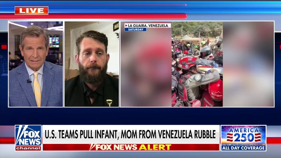 US teams rescue infant, mom from rubble amid growing desperation after Venezuela earthquakes