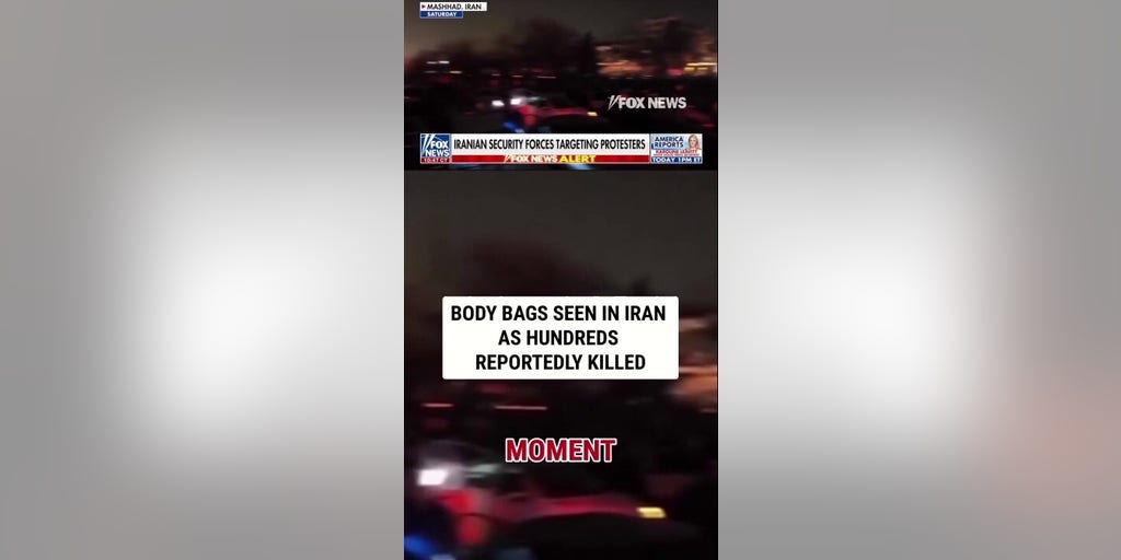 JUST IN: Body bags seen in Iran as HUNDREDS reportedly killed