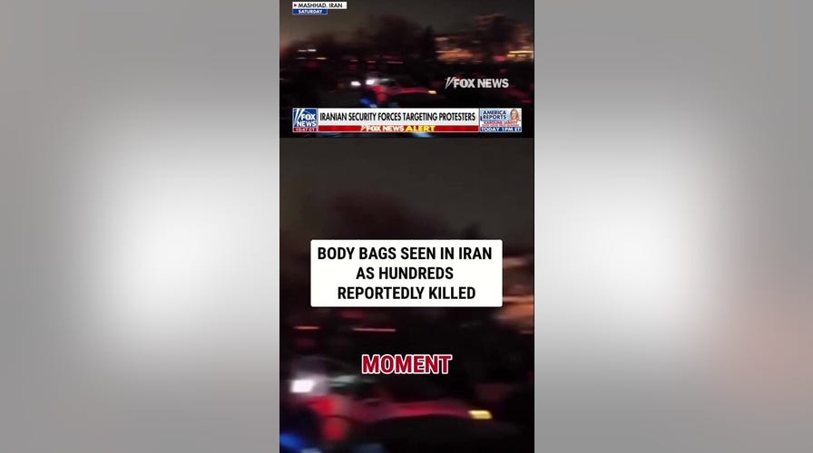 JUST IN: Body bags seen in Iran as HUNDREDS reportedly killed