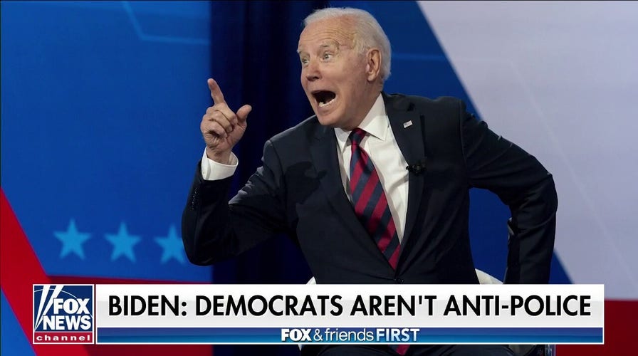GOP members lying about Dems supporting police defunding: Biden