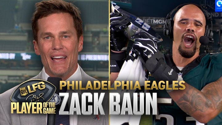 Tom Jugador del partido de Brady según LFG: Zack Baun, de los Philadelphia Eagles 🏆 Semana 1 — EXCLUSIVA DIGITAL