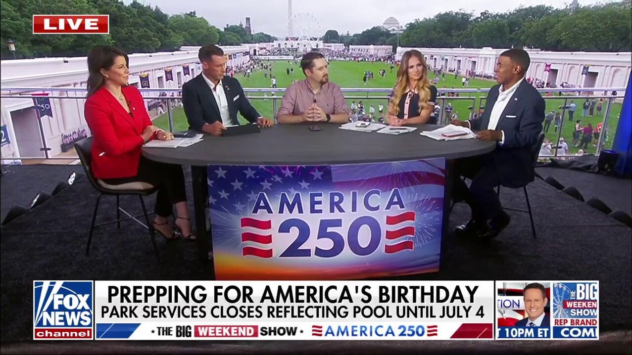 Far-left activists hold anti-America 250 event