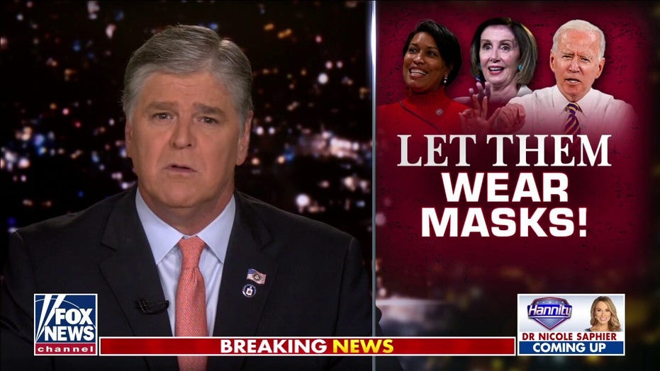 Sean Hannity Mask Mandates Are Coming Back Unless You Re A Prominent Democrat Fox News