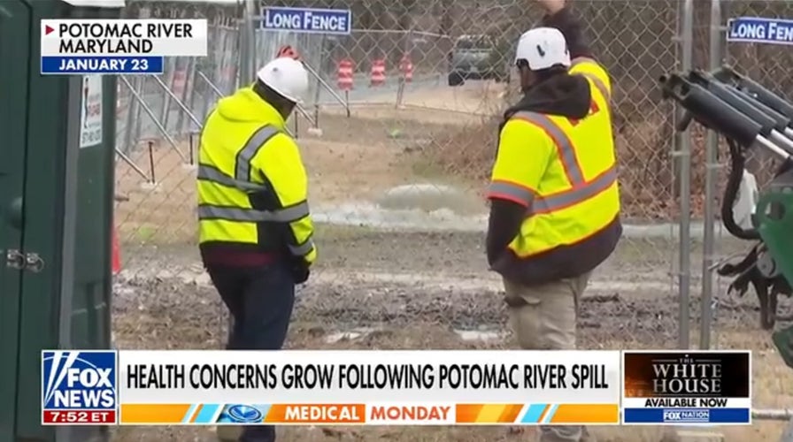 Potomac River sewage spill prompts health warnings