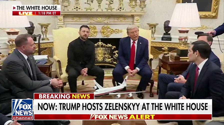 President Donald Trump vows to achieve a 'lasting peace' between Ukraine and Russia