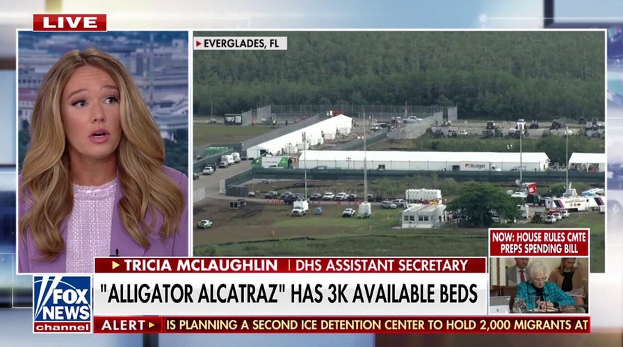 ‘Major kudos to President Trump’ for getting ‘Alligator Alcatraz’ up and running, says Homeland Security spokesperson