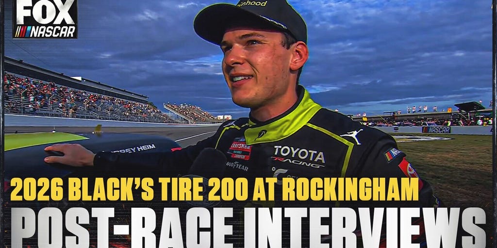 Corey Heim, Kaden Honeycutt & More Post-Race Interviews after Black's Tire 200 🎤 NASCAR on FOX