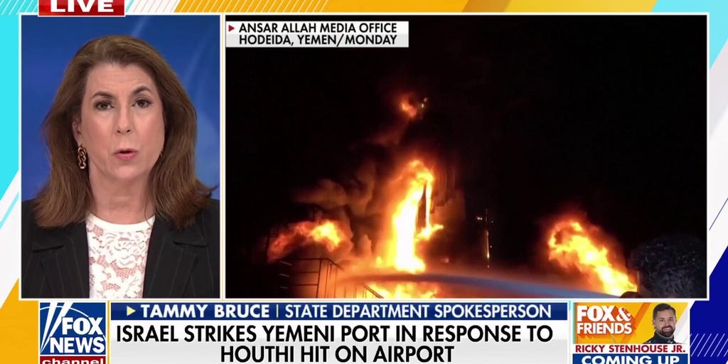 State Department condemns Houthis as Israel strikes port city: 'We intend to stop them'