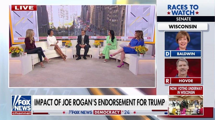 ‘Cultural reset’: Joe Rogan endorses Trump on day before election