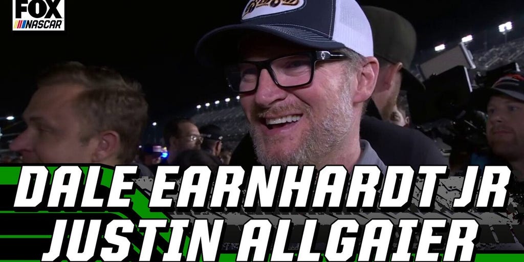 Dale Earnhardt Jr. & Justin Allgaier are emotional after JR Motorsports qualifies for Daytona 500