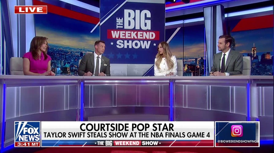 Taylor Swift draws attention at NBA Finals Game 4