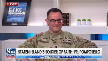 Father Pomposello is on a ‘recruiting mission’ to bring chaplains into the army