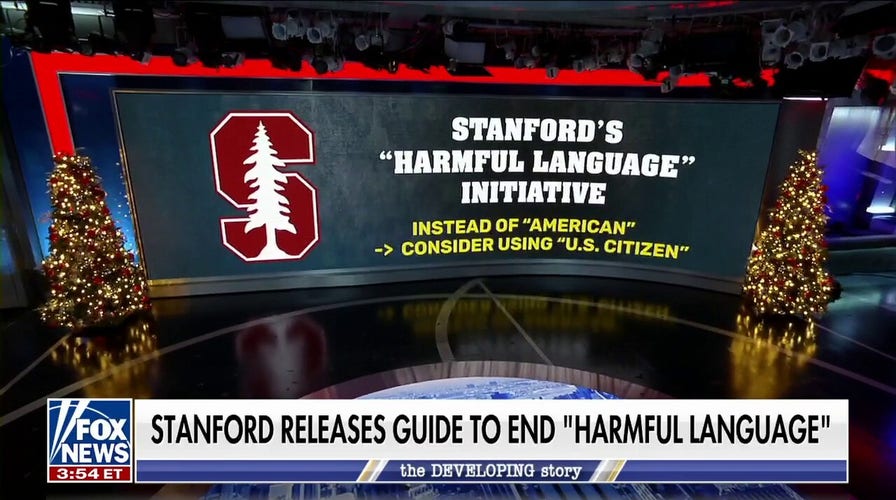 Stanford includes 'American' among 'harmful' terms