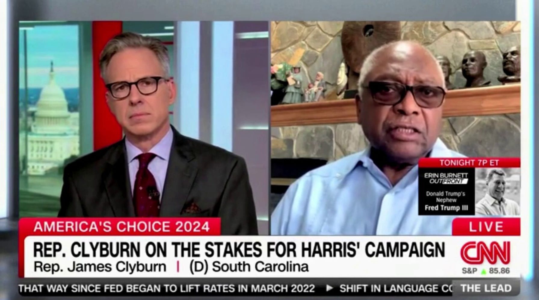 Rep. James Clyburn Rejects Black Support for Trump: 'That's Not Going to Happen'