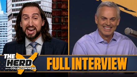 Nick Wright on Brown & Garrett trades, Knicks-Spurs, LeBron to Warriors? | FULL INTERVIEW | The Herd