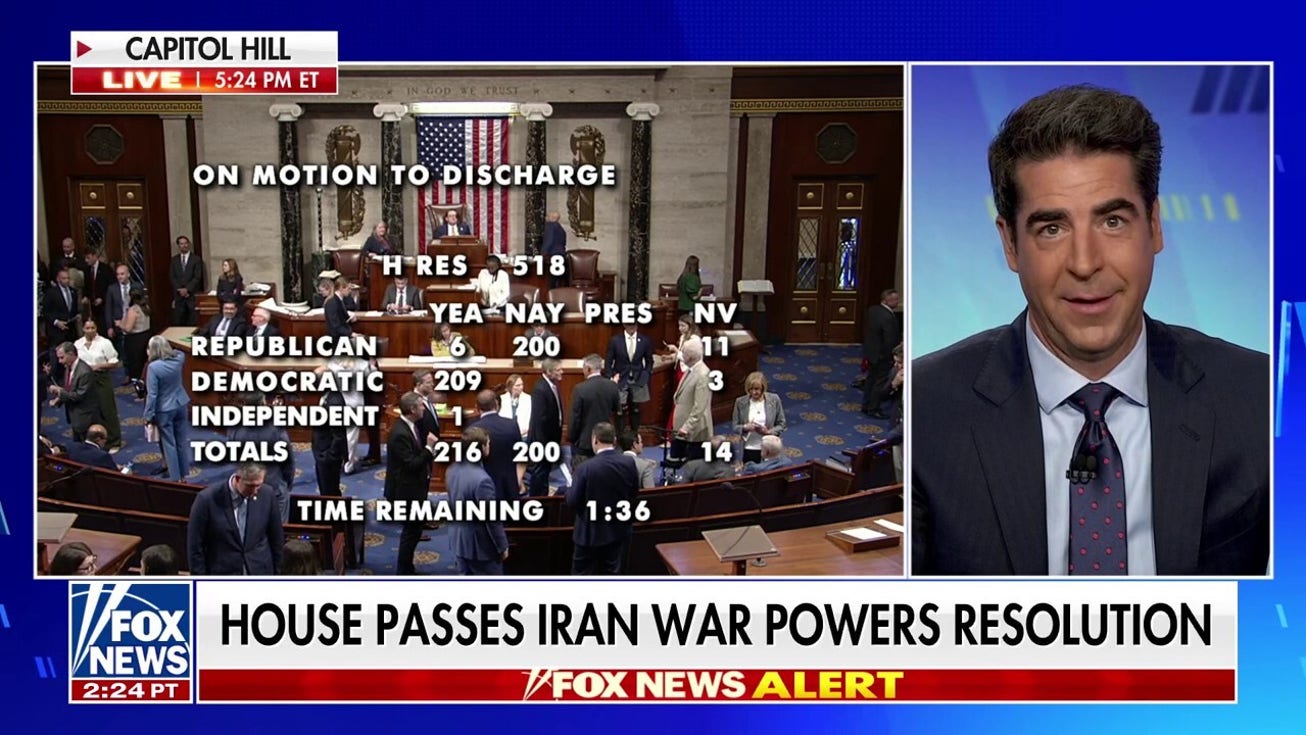 House passes Iran war powers resolution