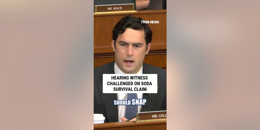 GOP lawmaker CHALLENGES witness who claims some need SODA to survive