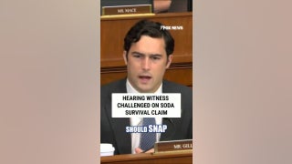 GOP lawmaker CHALLENGES witness who claims some need SODA to survive