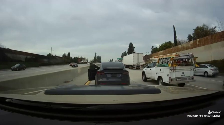 California Tesla driver suspected in road rage attack arrested