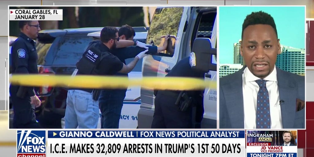 ICE arrests more than 32k migrants in Trump's first 50 days