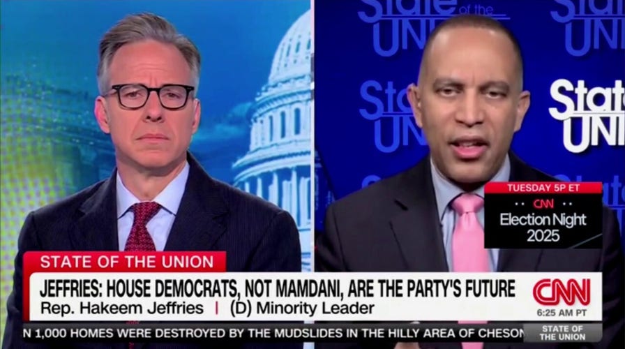 Jeffries says 'no' when asked if he sees Zohran Mamdani as future of the Democratic Party
