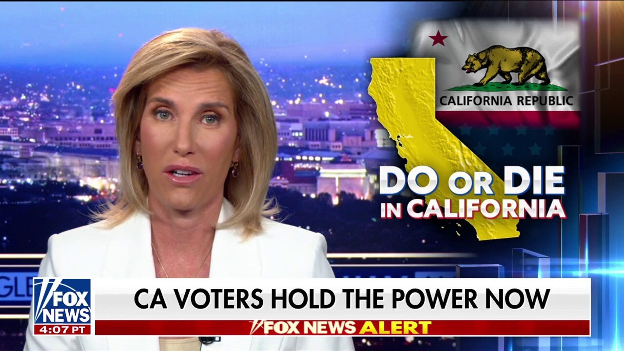 Laura: It's do or die in California