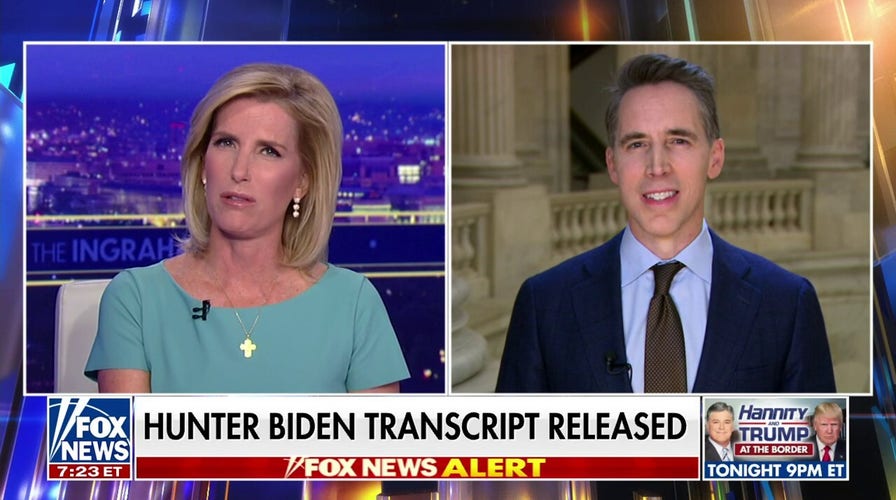  It is 'clear as day' Hunter Biden was selling access to his dad: Josh Hawley