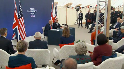 WATCH LIVE: Trump participates in a business leaders reception in the UK - Fox News