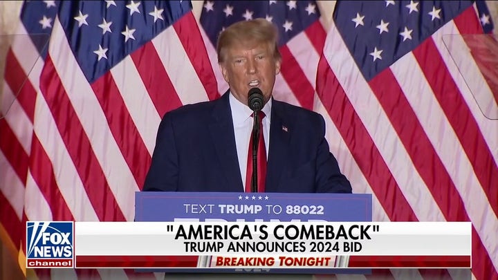 Trump faces criticism from all sides as he announces 2024 presidential bid