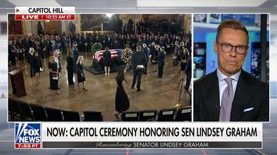 Finnish president pays tribute to Lindsey Graham