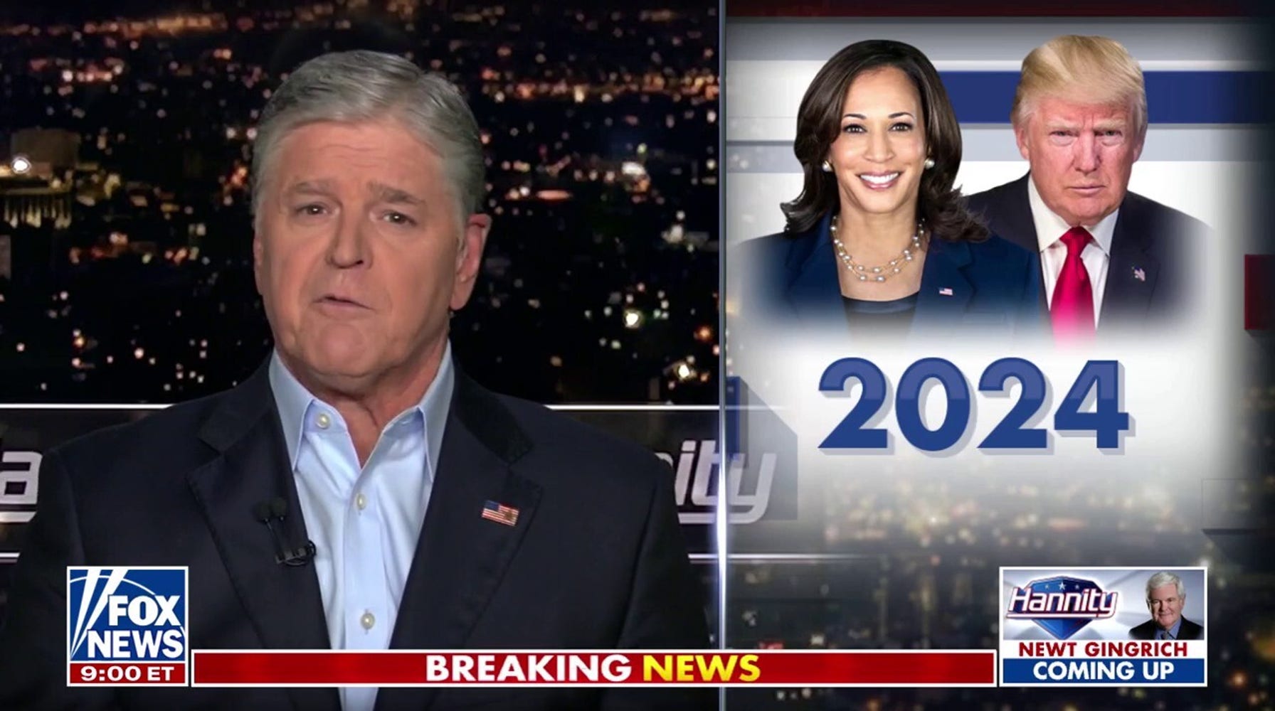 Sean Hannity Questions Kamala Harris's Ideological Evolution