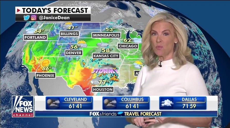 National weather forecast, April 23