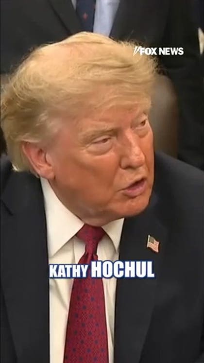 Trump slams Gov Kathy Hochul over New York's ICE partnership ban