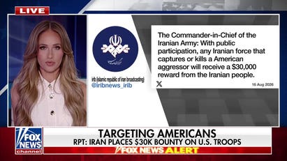 Iran reportedly places $30k bounty on US troops