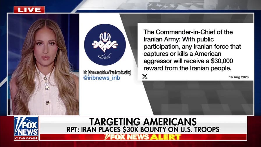 Iran reportedly places $30k bounty on US troops